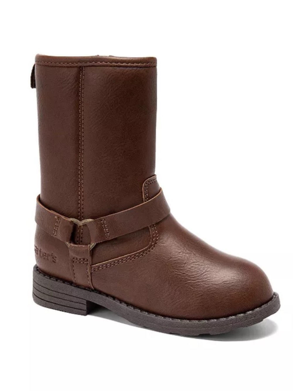 CARTERS Marline Brown Mid-Calf Harness Zipper Boots Size 8